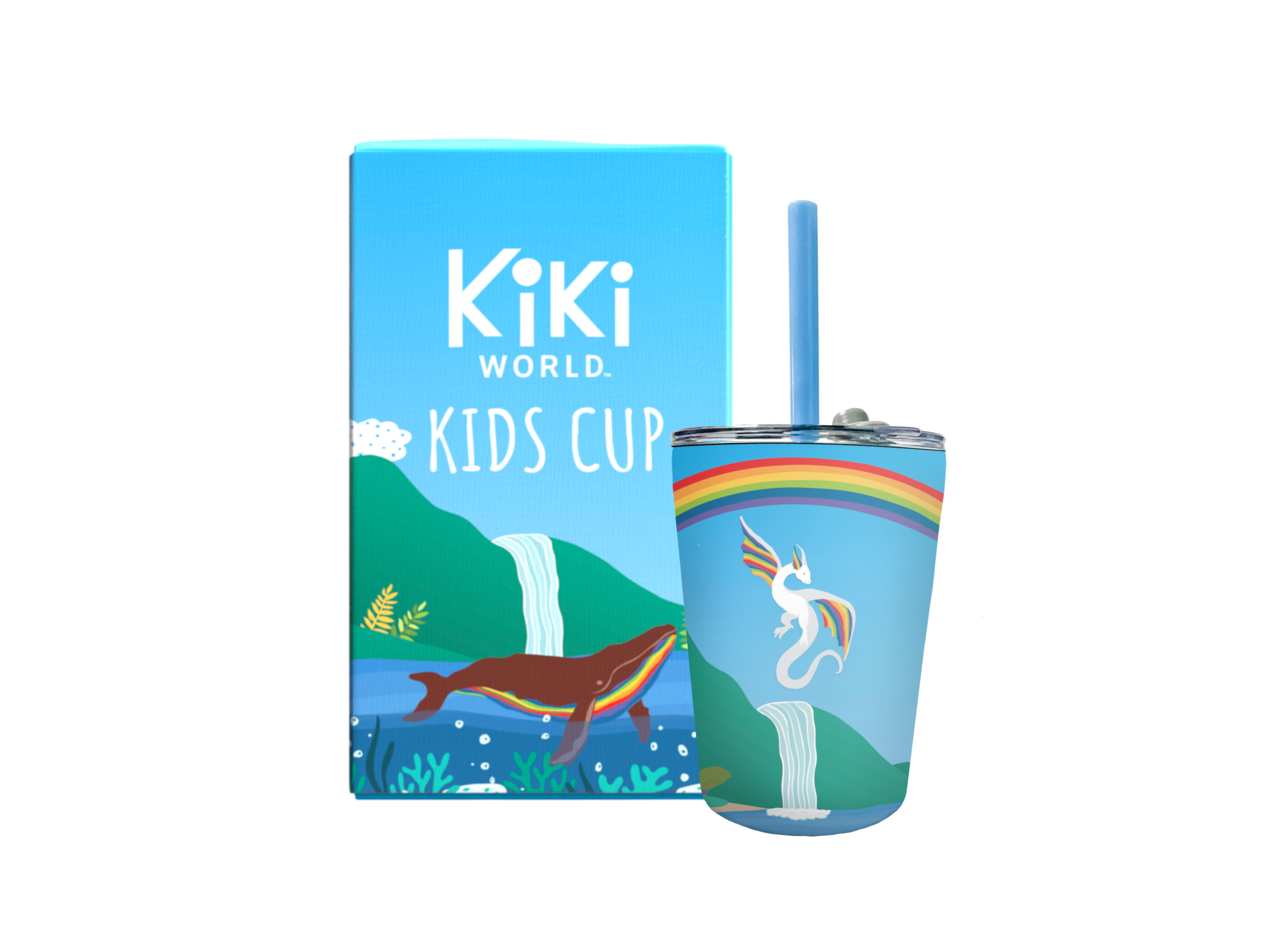 Insulated Kids Cup with Straw Top | Kiki Milk