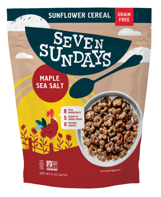 Seven Sundays Sunflower Cereal - Maple Sea Salt (6 Pack)