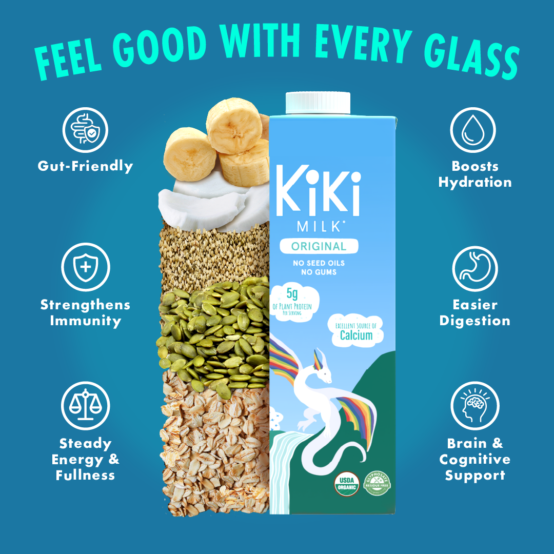 Family-Size Organic Milk for Kids & Adults | Kiki Milk