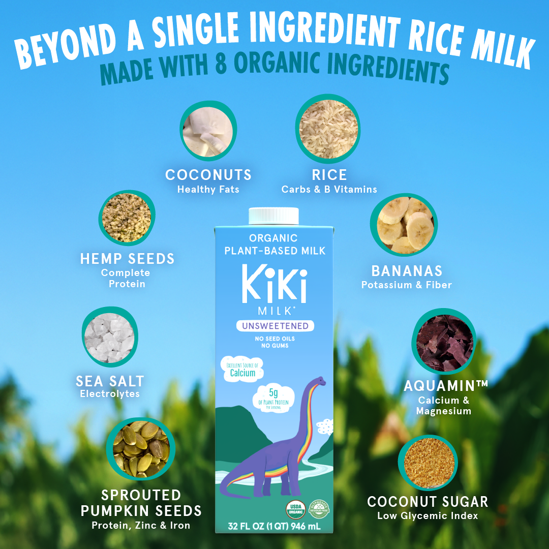 Unsweetened Kiki Milk • 32 fl oz • Pack of 6
