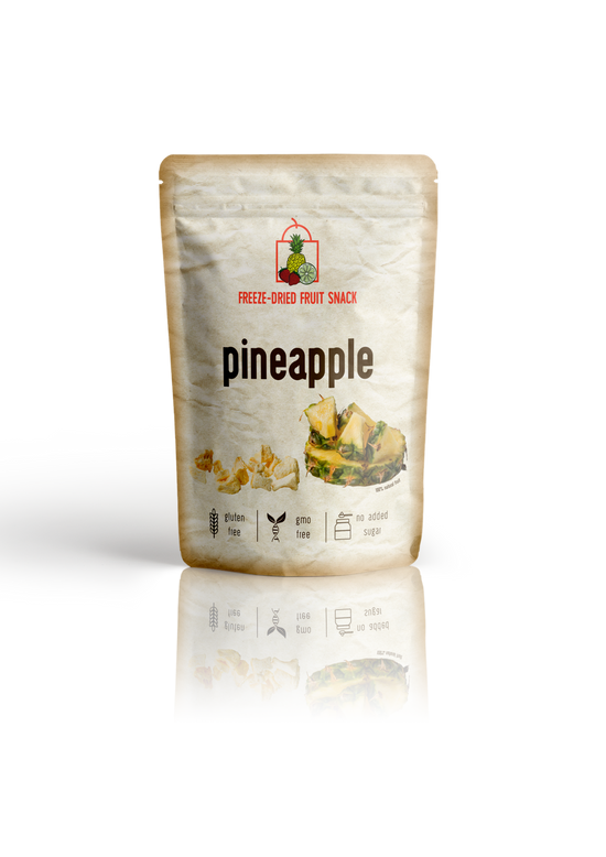 Freeze Dried Pineapple Snack by The Rotten Fruit Box (1 Pack)