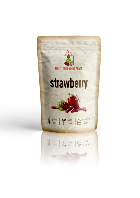 Freeze Dried Strawberry Snack by The Rotten Fruit Box (1 Pack)